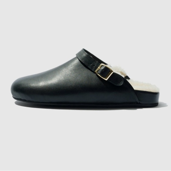 Beatrice Valenzuela Kohl clog with shearling NEW - Picture 3 of 9